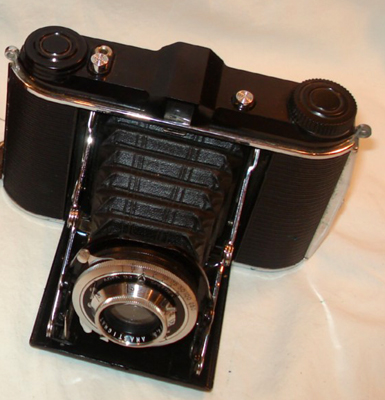 agfa b2 speedex vintage folding film camera 1940