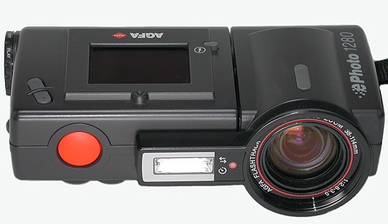 Agfa 1280 digital camera front view 1997