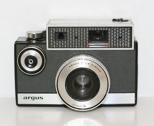 argus autronic I, autronic II vintage 35 mm film camera 1960