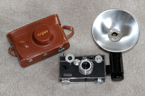 argus c3 vintage film camera 1939