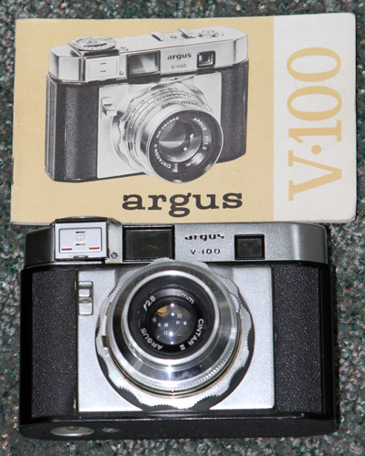 argus v-100 vintage film camera