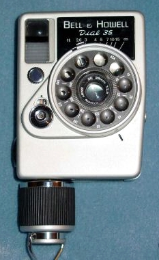 bell & howell dial35, vintage half-frame film camera 1963