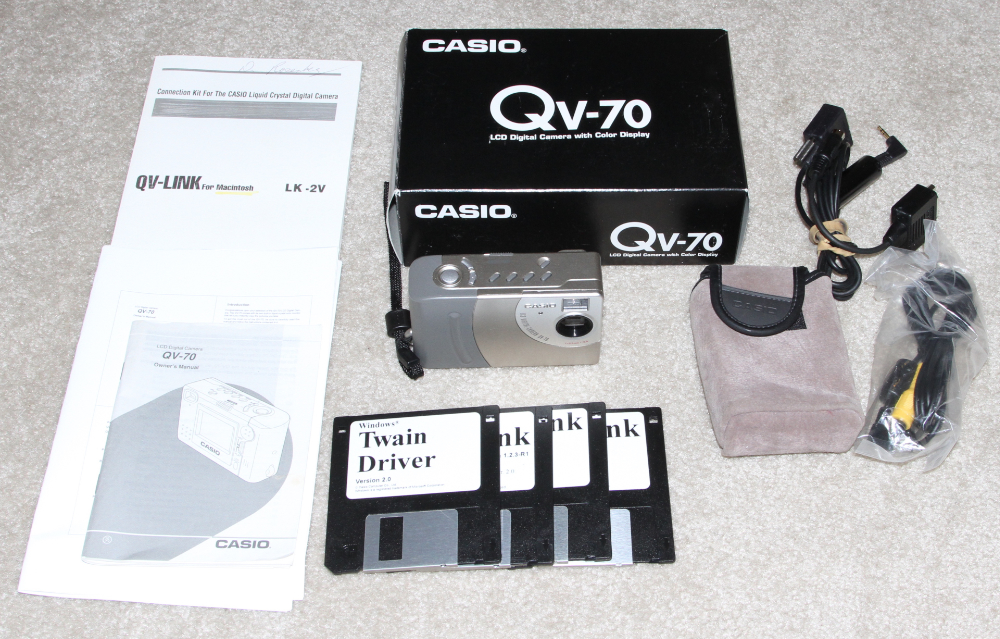 Casio QV-70 digital camera kit