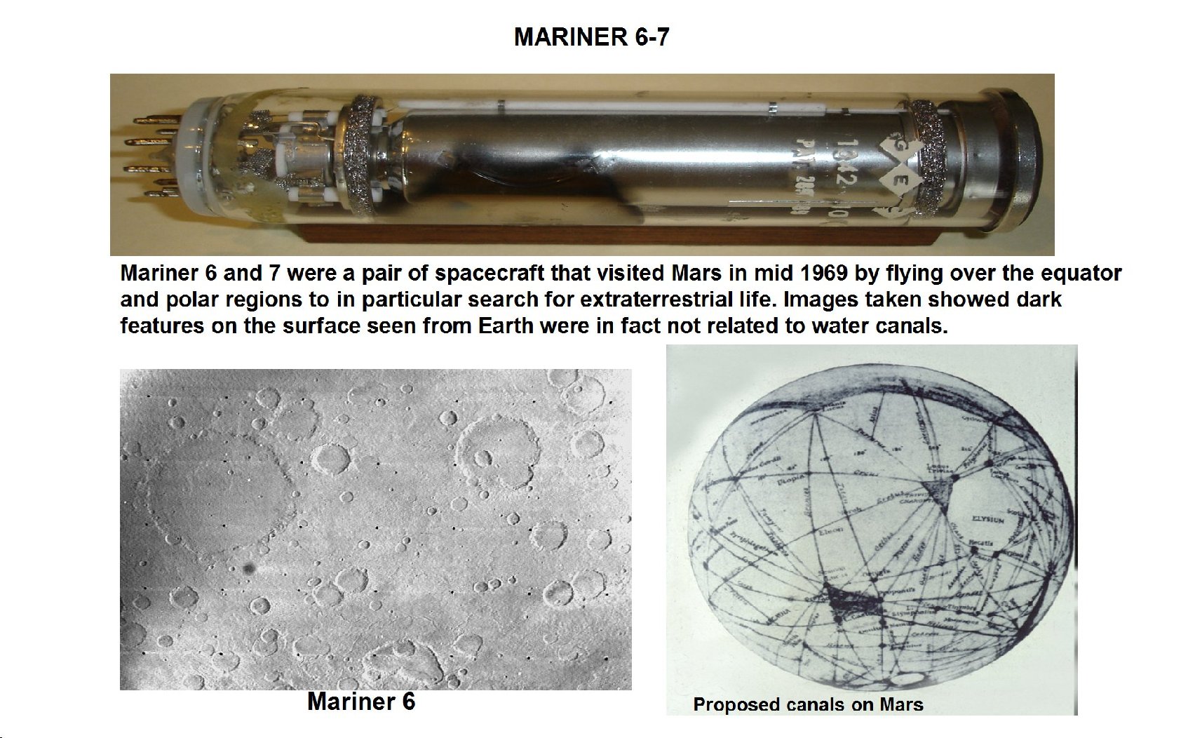 Janesick" Mariners 6 and 7 space mission imagers