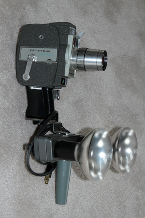 keystone k-774 electric eye zoom lvintage 8 mm movie camera 1947
