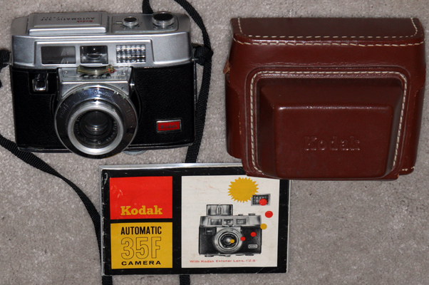 kodak automatic 35f vintage 35 mm film camera 1962