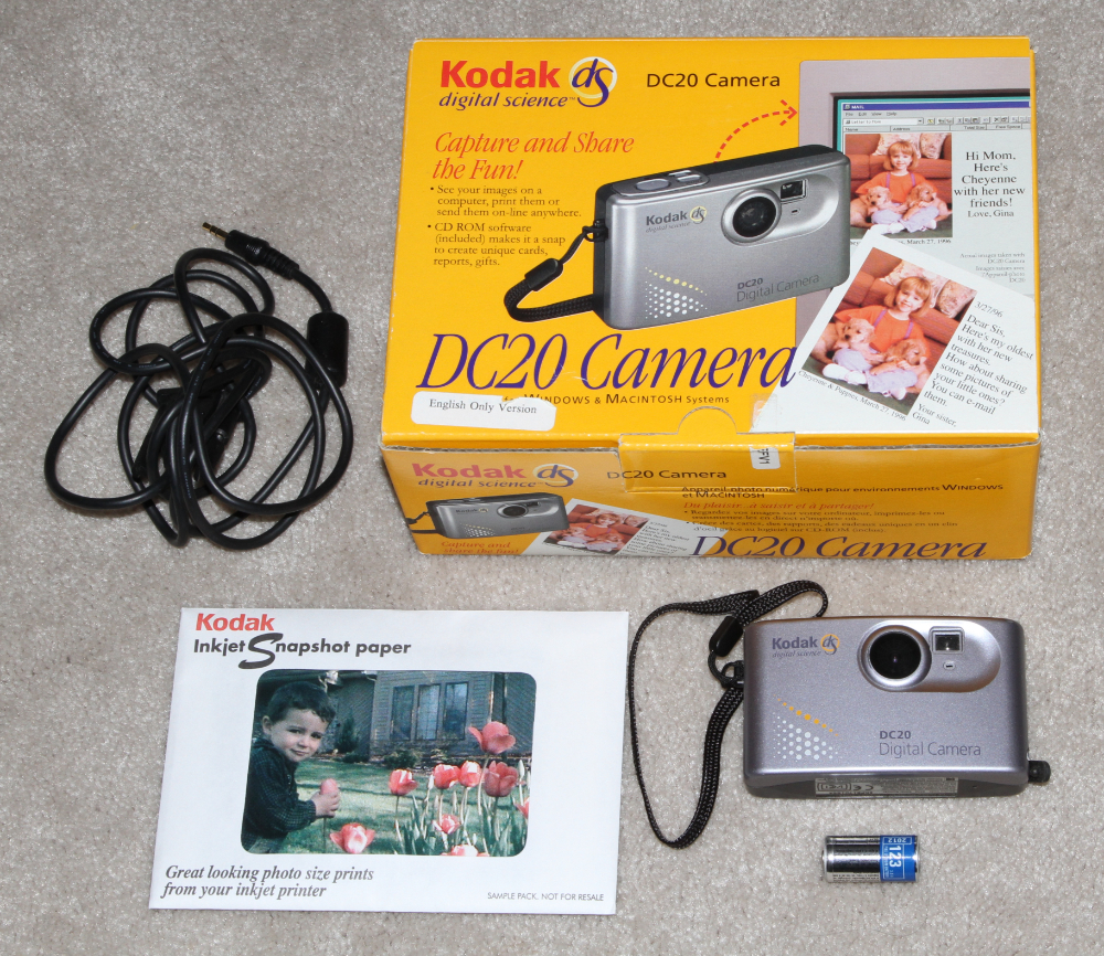 Kodak DC20 digital camera kit