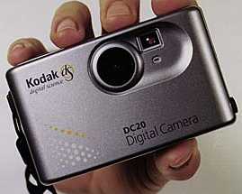 kodak dc20, chinon es-1000 digital camera 1996