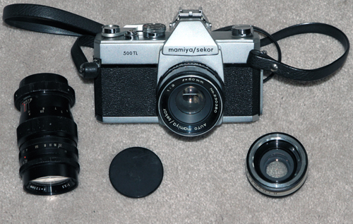 mamiya 500 tl vintage 35 mm film camera 1966