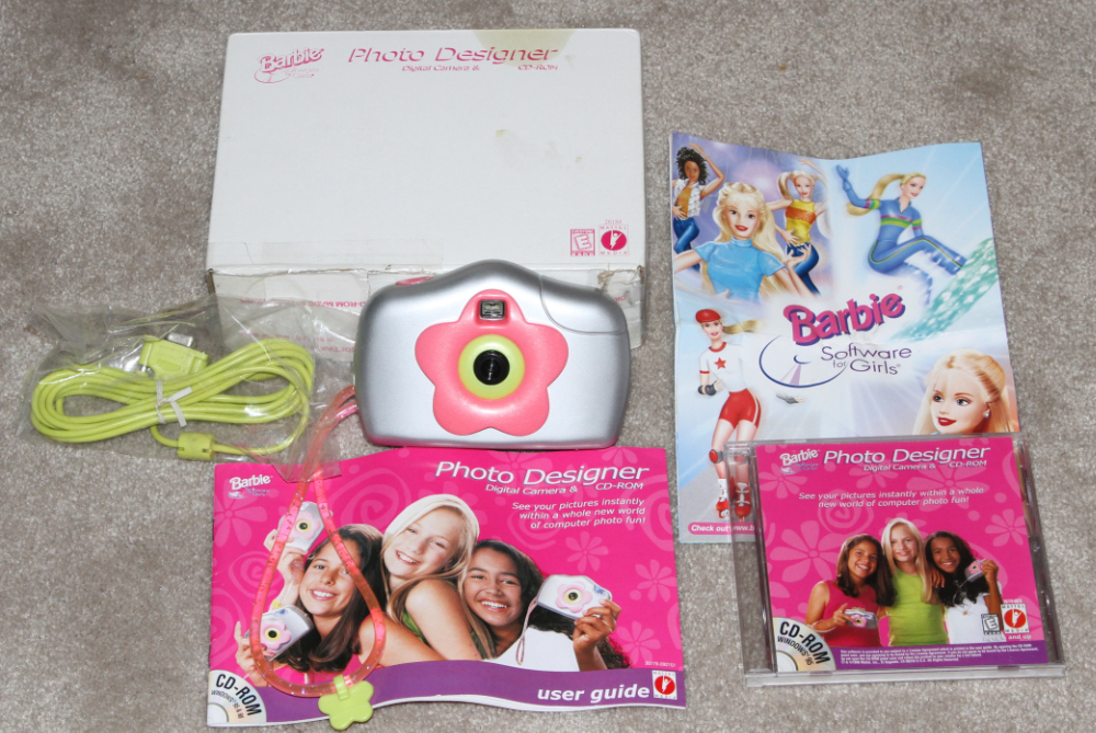 Mattel barbiecam digital camera kit