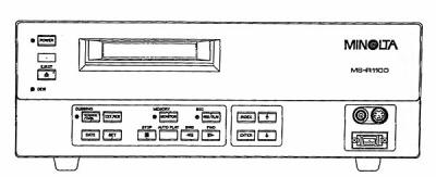 minolta ms-r 1100 dat still video recorder 1992