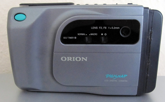 orion digisnap ds21 digital camera front view 1997