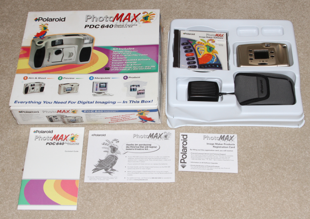 Polaroid PDC 640 digital camera kit
