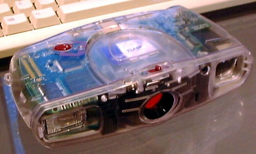 samsung digimax 30 transparent digital camera 1997