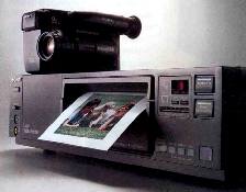 sony cvp-g500 still video recorder and printer 1990
