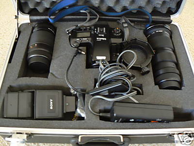 sony mvc-7000 promavica still video camera kit 1992