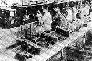 german tv production line in 1935