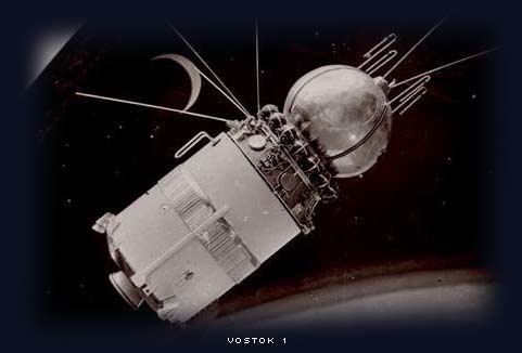 vostok 1 spacecraft, yuri gagarin first man to orbit the earth 1961