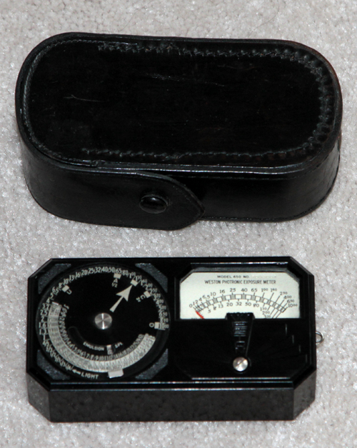 weston model 650 vintage llight meter 1935