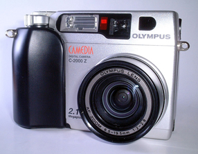 olympus camedia c-2000 zoom vintage digital camera 1998